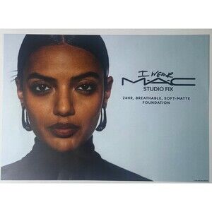 MAC Studio Fix Display Backboard “I Wear MAC” Acrylic Retail Display